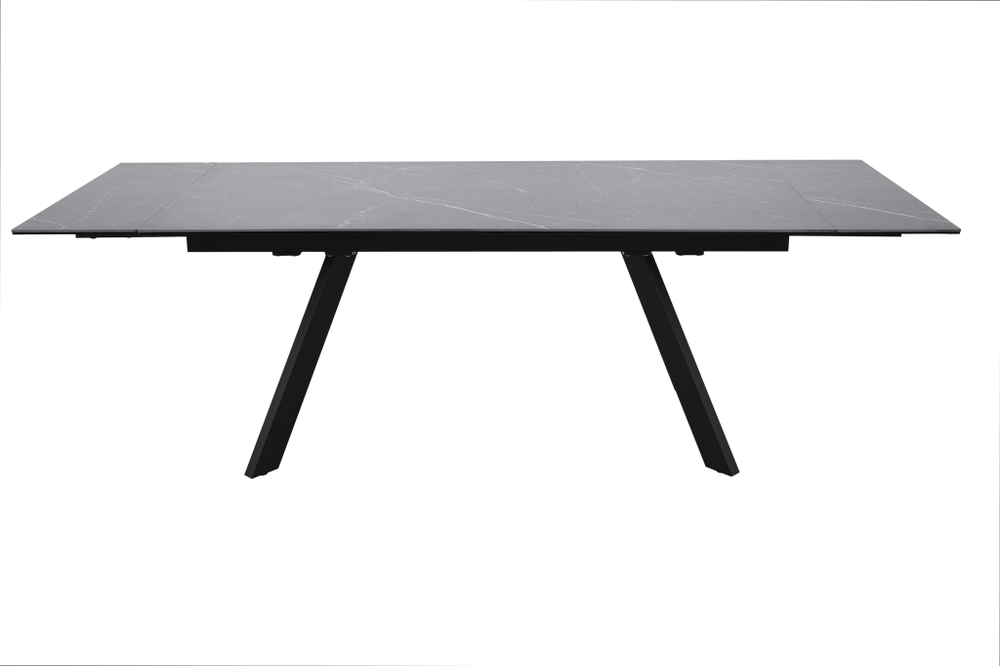 Стол Аврора Монако NEW, Керамогранит, Черный матовый муар/Greys black
