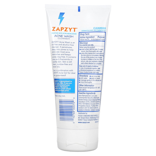 Zapzyt, очищающее средство для умывания против акне, 177 г (6,25 унции)
