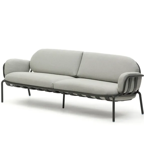 Joncols 3-местный алюминиевый диван серого цвета 225 см
