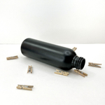 Флакон 150 мл пластик черный горло 24/410