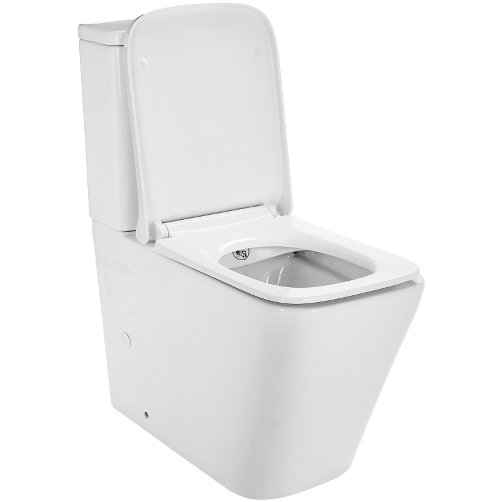 Унитаз компакт WeltWasser Gelbach 001 XL GL-WT 10000003734 Белый глянец с бачком и сиденьем Микролифт