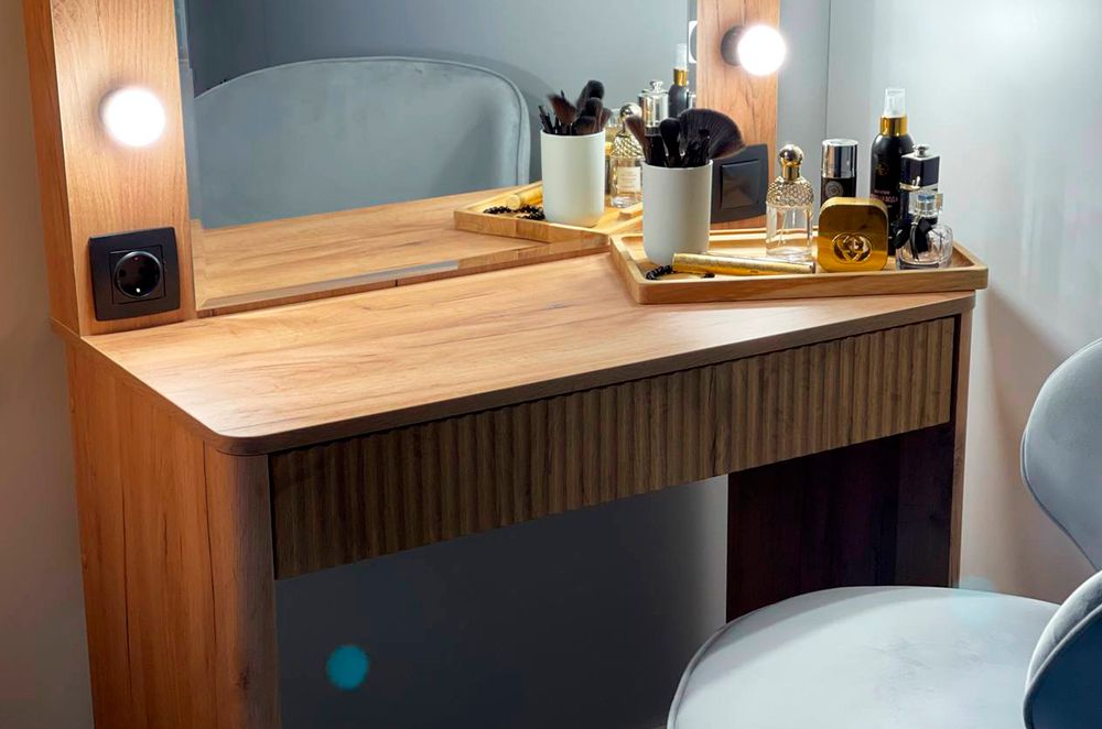 Трюмо Адам (дуб крафт золотой), Мебельсон