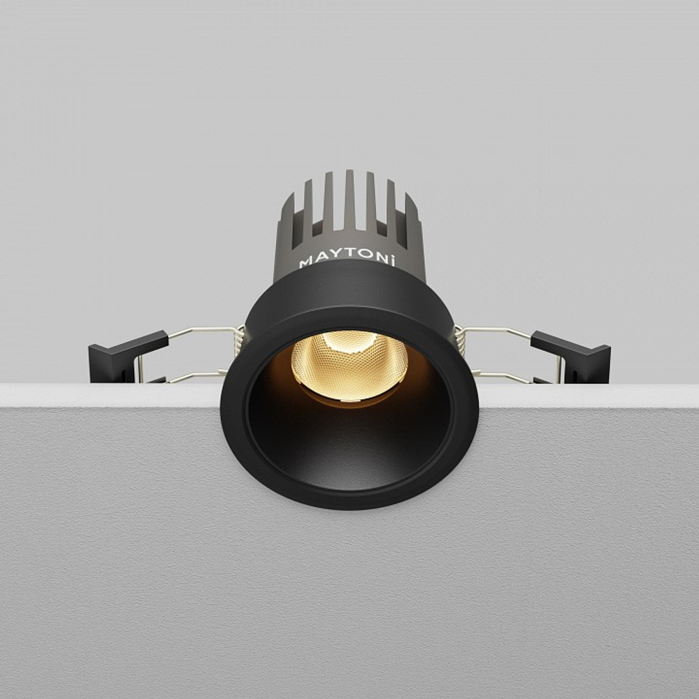 Встраиваемый светильник Maytoni Technical Dip DL123-10W-2.7K-B
