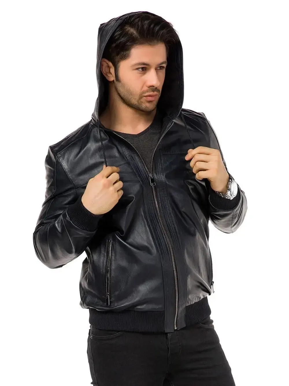 Куртка мужская  из натуральной кожи