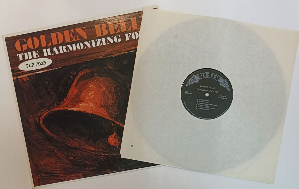 Винтажная виниловая пластинка LP The Harmonizing Four Golden Bells (USA 1968)