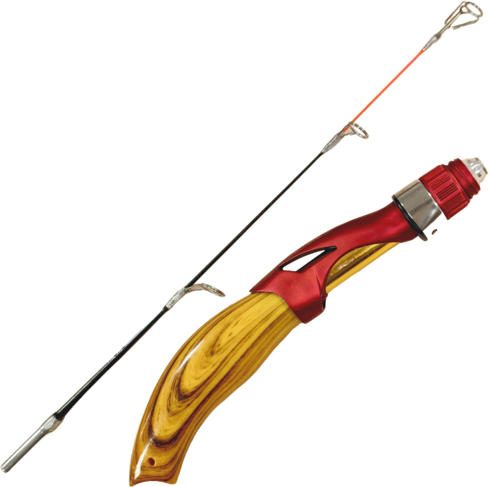 Удочка зимняя Wei Yang желтая тест 3-15гр. 50 см.