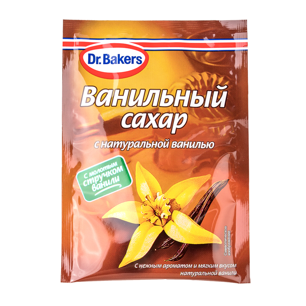 Ванильный сахар с ванилью Dr Bakers 15 гр