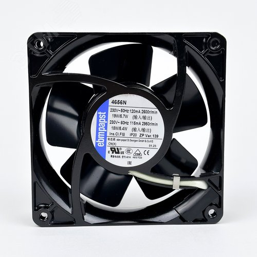 Вентилятор осевой 230V, 50Hz, 120mA, 19W Ebm-papst 4656 EAU