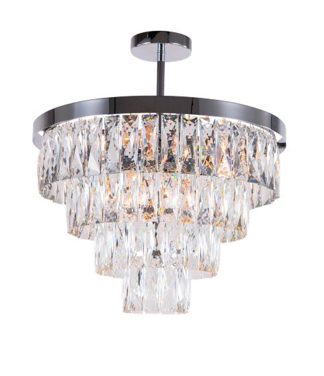 2431R/8A CHR+CL (1) Люстра NW