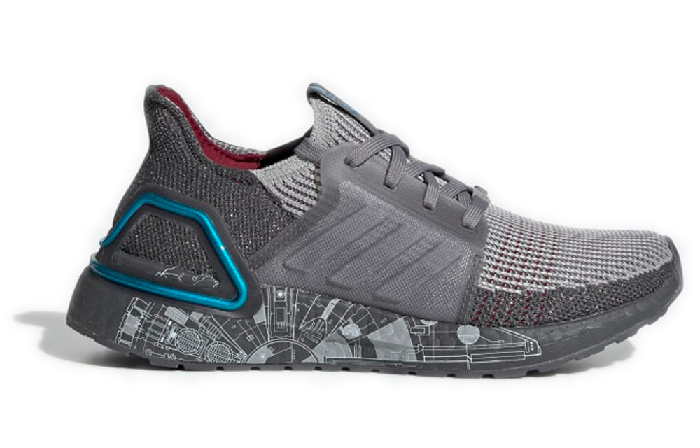 Кроссовки Adidas Ultraboost 19 Star Wars Millennium Falcon J (Женская размерная сетка)