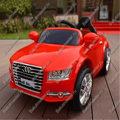 Детский электромобиль "Audi" красный, стандартная комплектация
