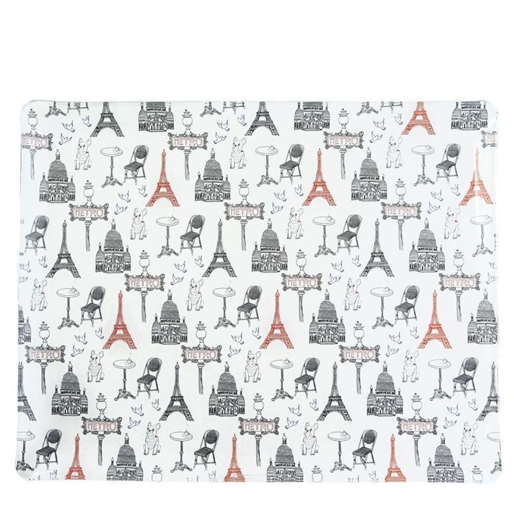 Поднос сервировочный Gien Depareillees Bleu (46.4 x 36.4 см)