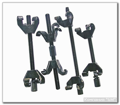 Стяжки пружин М16 L290мм БМ сдвоенный литой крюк