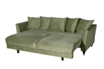 Диван Garda Decor Сорренто (Sorrento) 230M трехм.раск,велюр оливковый Colt1002-OLIV 230*101*86
