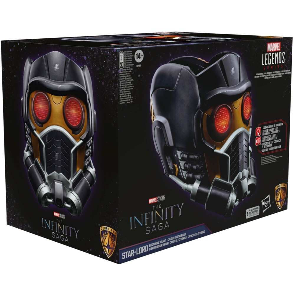 Hasbro Marvel Legends Series - Электронный шлем Звездный Лорд PREMIUM шлем со звуком F6485 / артикул   F6485  / GTIN 5010994185039