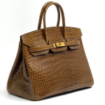 Сумка Hermes из кожи крокодила 35 см