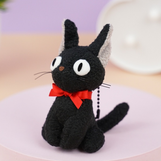 Мягкий брелок Черный Кот 9 см