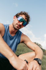 Спортивные очки GOG Kari / Matt Black / Polarized Reflex White-Blue
