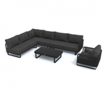 Лаунж зона угловая Ideal Patio БЕЛЛИСА модульная маренго