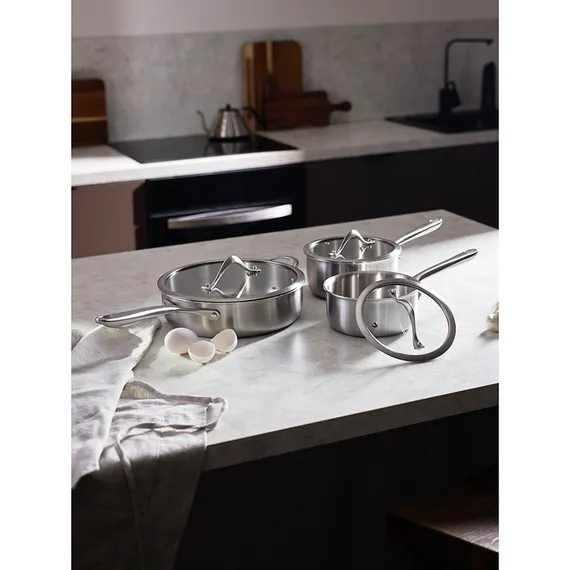 Ковш с крышкой 3ply etalon, D18 см, 1,9 л