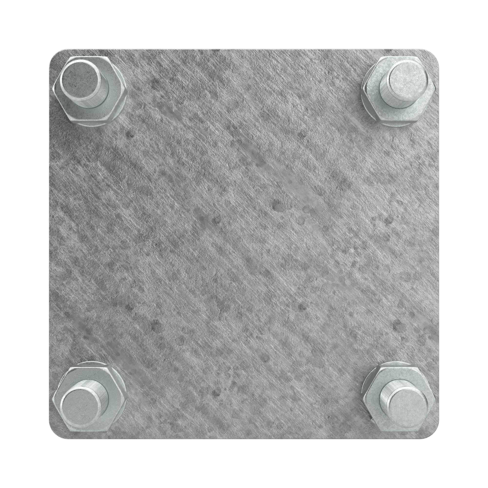 Соединитель полоса - полоса, 80х80 мм