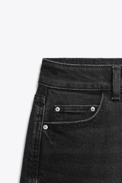 ZARA ДЖИНСЫ MOM FIT COMFORT Z.01 С ВЫСОКОЙ ПОСАДКОЙ, ЧЕРНЫЙ