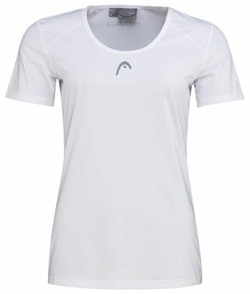 Футболка для девочки теннисная Head Girls Club 22 Tech T-Shirt - white