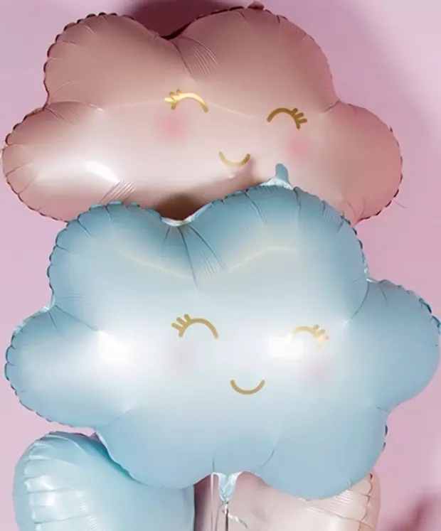 G Шар фигура Облако голубое - 61см (БГ-35)