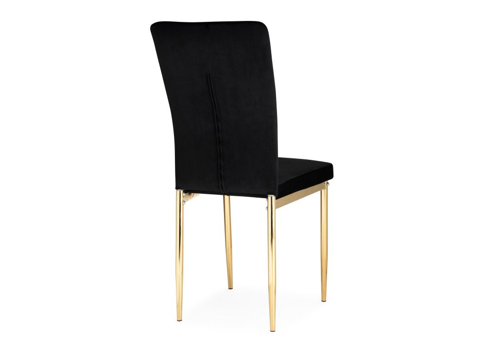 Стул на металлокаркасе Rek black / gold