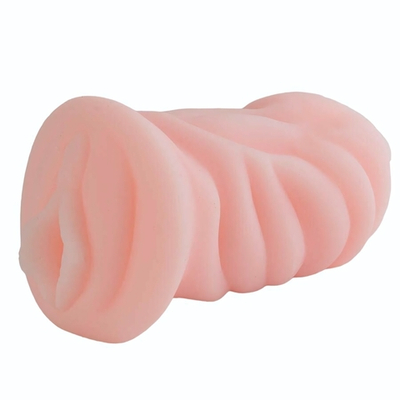 Телесный мастурбатор-вагина с углублениями под пальцы (Цвет: телесный)