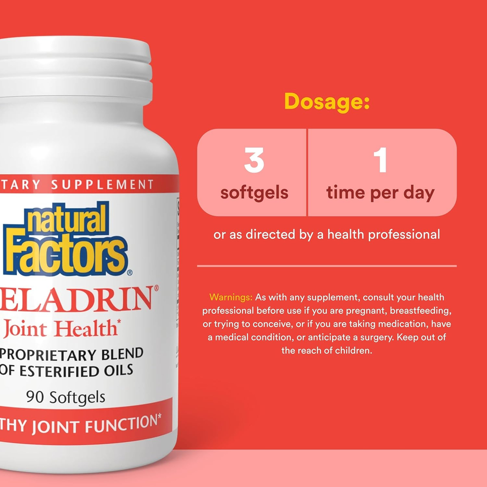Natural Factors, Celadrin, для здоровья суставов, 90 капсул