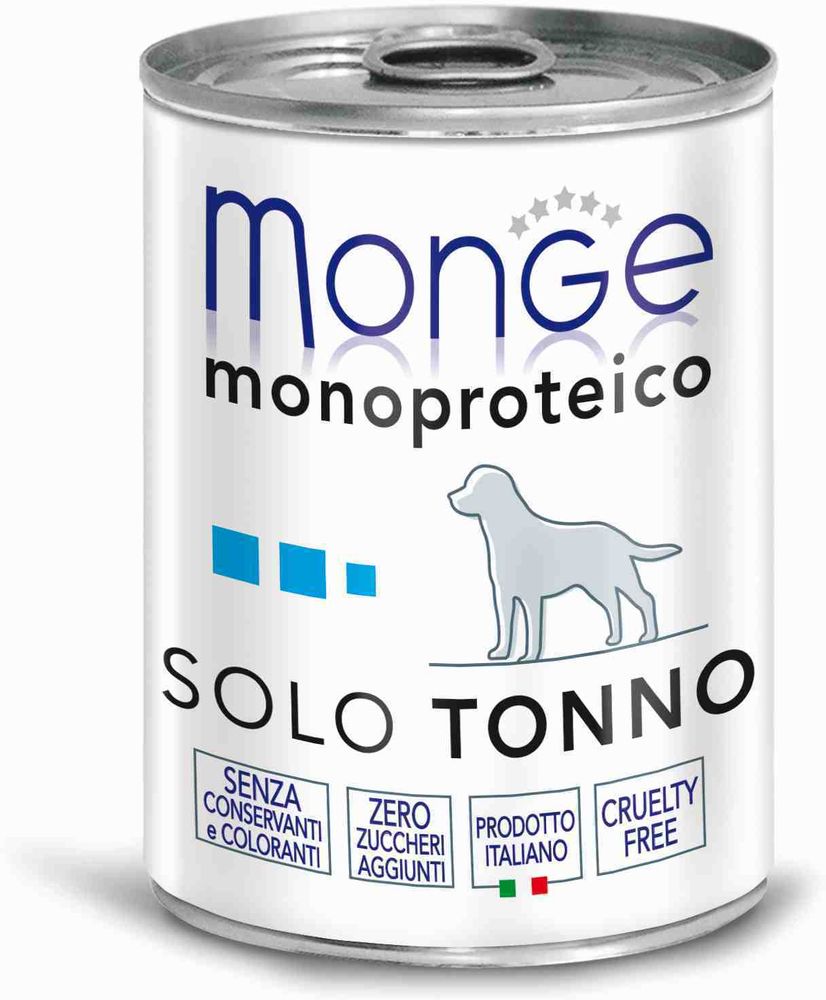 Monge Dog Monoproteico Solo консервы для собак паштет из тунца 400 г