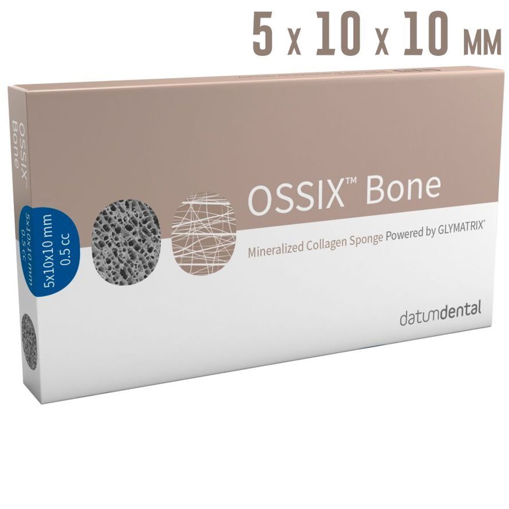 OSSIX Bone 5*10*10мм-губчатый оссифицируемый блок, Datum Dental ОХВ0500