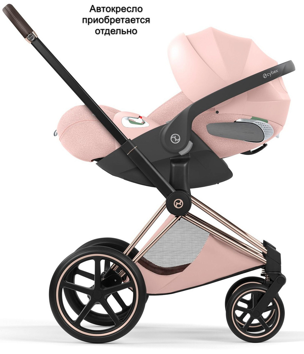 Коляска Cybex Priam V Rosegold Style Collection 2 в 1 Peach Pink