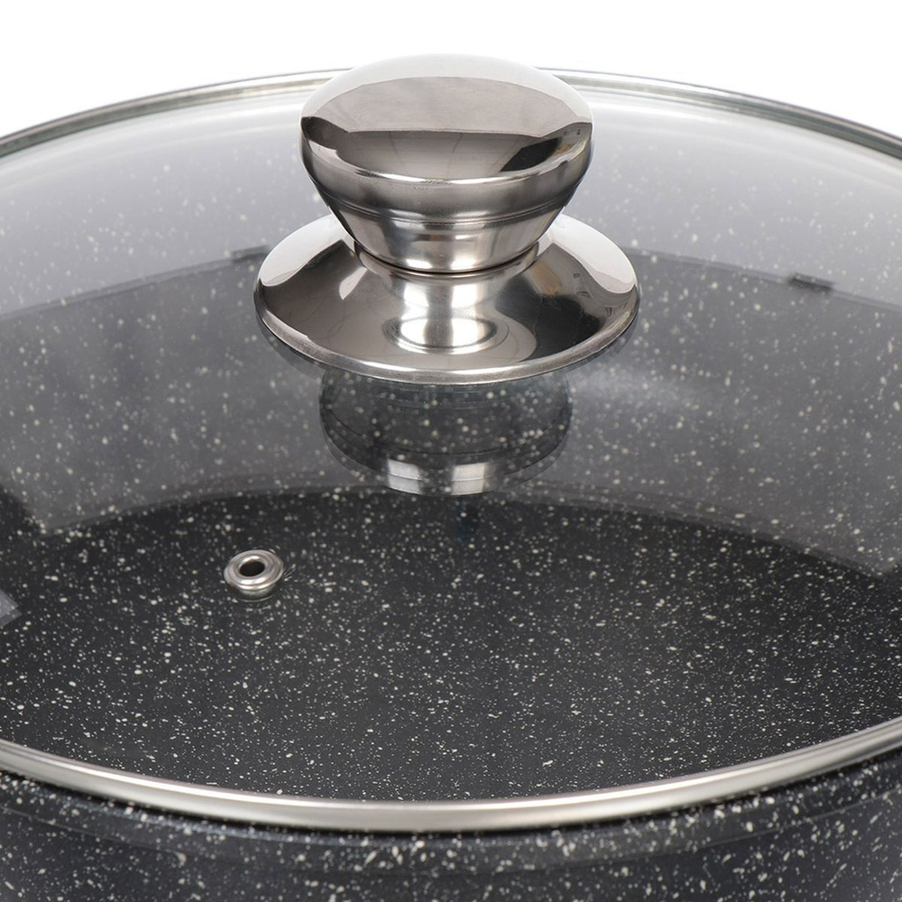 Сковорода алюминий, 22 см, антиприг, Горница, Гранит, с2252аг, с крыш