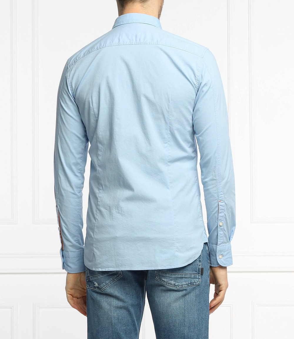 рубашка magneton_2 BOSS ORANGE - голубой(50467251)