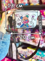 Сумка для девочки подростка на плечо бананка на пояс