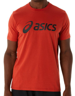 Футболка мужская теннисная Asics Big Logo Tee - spice latte/performance black