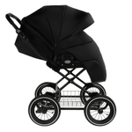 Коляска 2 в 1 ROAN BASS NEXT 2 в1 CLASSIC d12 leather Black