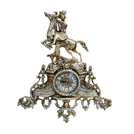 Bello De Bronze Часы ''Лисица'' каминные бронзовые