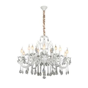 Люстра подвесная OML-30807-15 белый глянцевый Omnilux Catanzaro