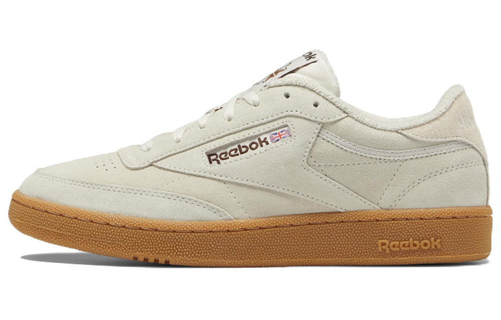 Reebok Club C 85 fashion casual wear-resistant low-top sneakers for men and women the same gray