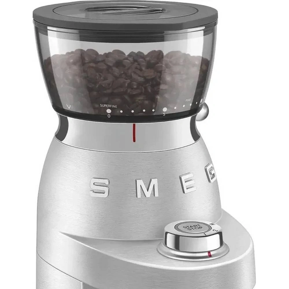 Кофемолка Smeg CGF02SSEU серебро