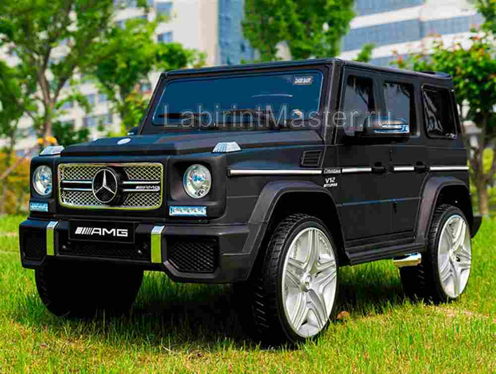 Детский электромобиль "Mercedes-Benz AMG-G 65" чёрный 131*71*65 м