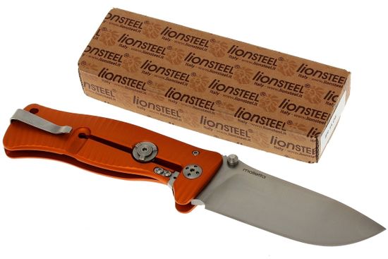 Складной нож Lion Steel "SR-1 ORIGINAL" L/SR1A OS c клинком из стали D2, рукоять ERGAL