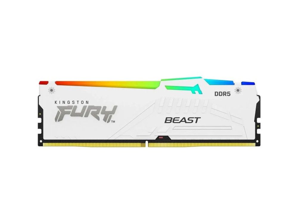Оперативная память Kingston Fury Beast White Expo KF552C36BWEA-16, DDR5 1х 16ГБ 5200 МГц, DIMM, RTL
