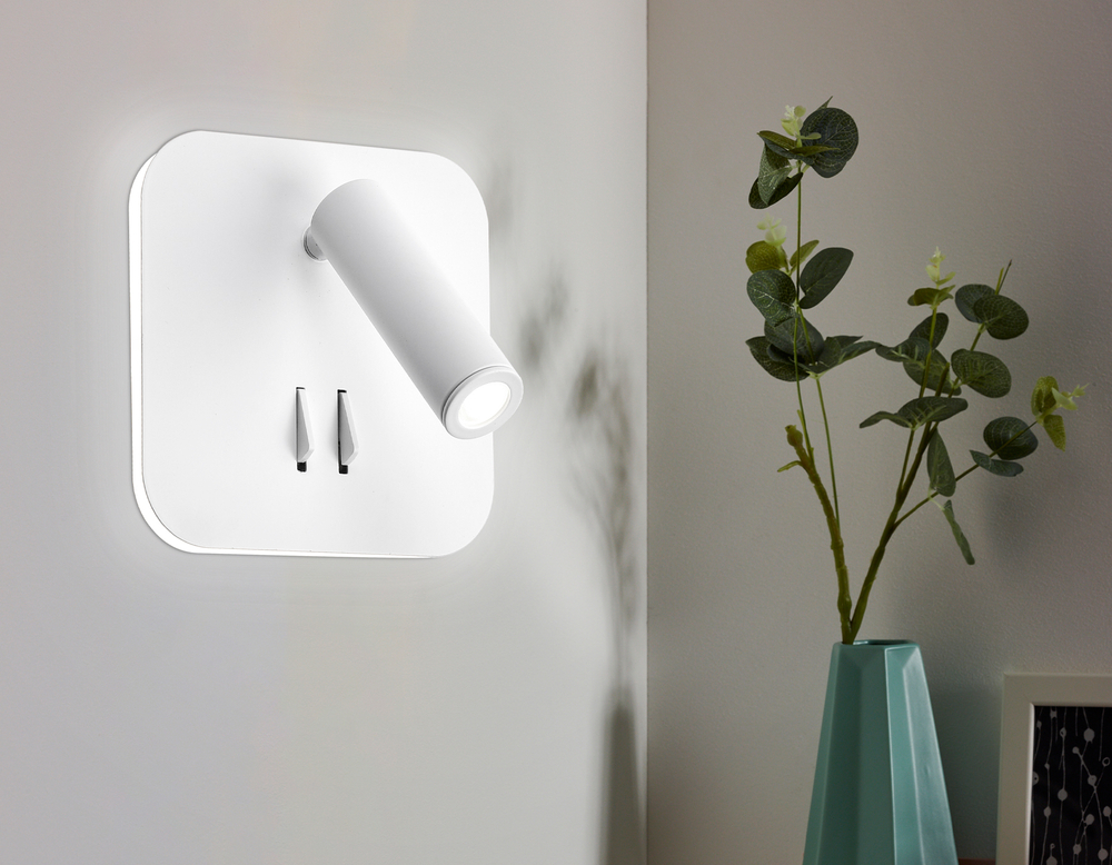 FW254 SWH белый песок LED 4200K+3000K 7W+1W 140*140*110