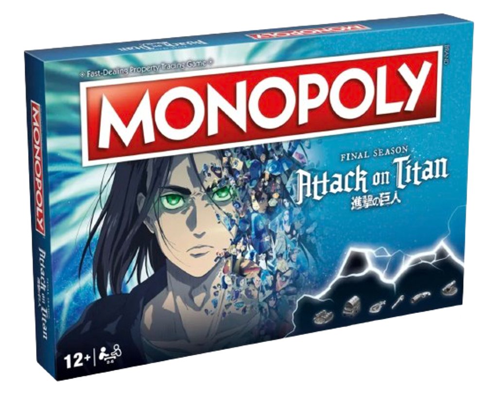 Игра Монополия Attack on Titan The Final Season на английском языке