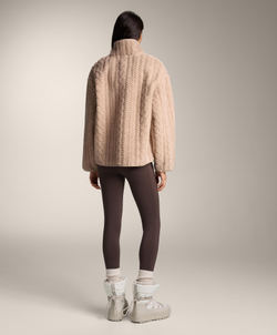 Oysho Толстовка из искусственного меха, песочный меланж