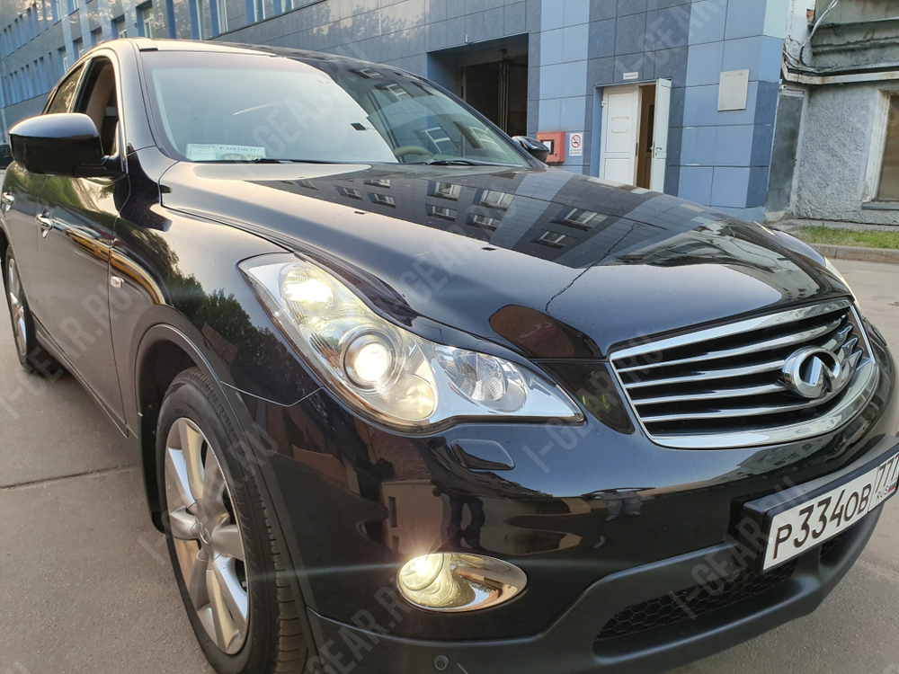 Реснички на фары Infiniti QX50, EX35, EX37, EX25